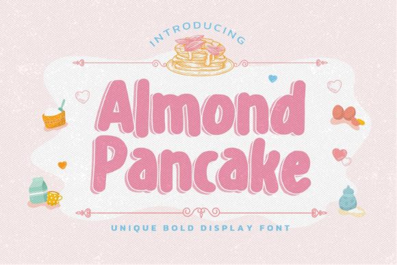 Almond Pancake: A Fresh Display Font for Editorial Design and Digital Publishing