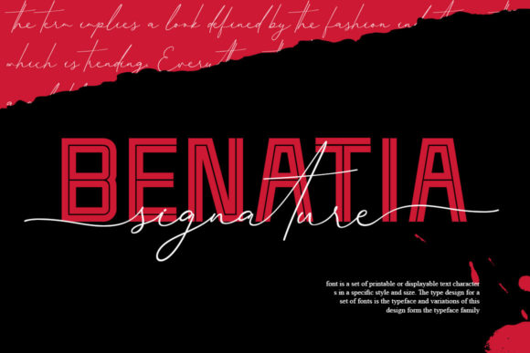 Benatia: A Classy Display Font That Elevates Campaign Typography