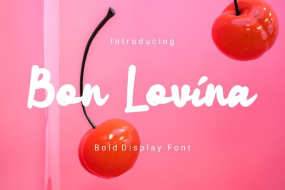Bon Lovina: A Display Font That Elevates Small Business Branding