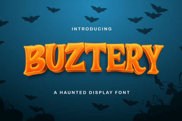 Buztery: A Hauntingly Effective Display Font for Horror Campaigns
