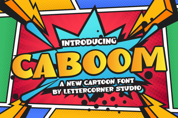 Caboom: A Bold Display Font for Dynamic Editorial Design