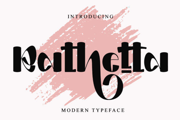 Elegant Typography with Rathetta: A Display Font for Digital Branding