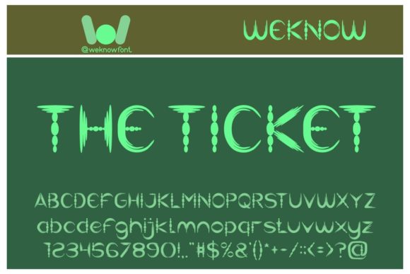 Elevate Your Brand with The Ticket: A Display Font That Makes Business Shine