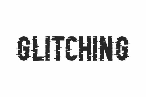 Glitching: A Bold Display Font That Elevates Handmade Product Design