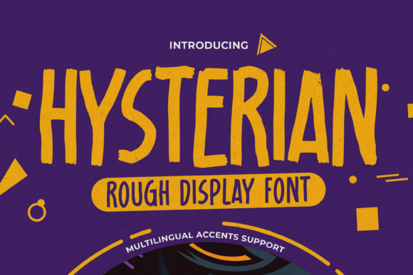 Hysterian: A Display Font That Brings Handmade Designs to Life