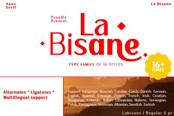 La Bisane: A Cool Display Font That Elevates Brand Identity