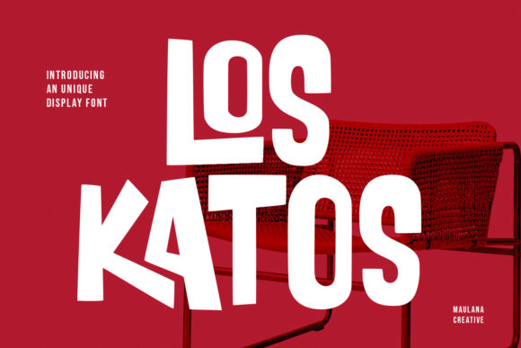 Los Katos: A Bold Display Font for Crafters and Product Designers