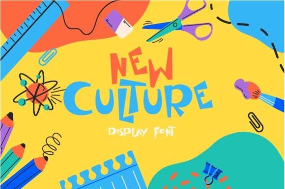 Make Your Message Pop with New Culture: A Bold Display Font for Campaigns That Stand Out