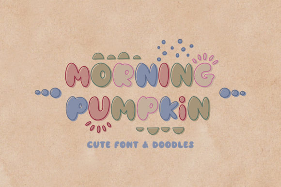 Morning Pumpkin: A Bubbly Display Font for Modern Marketing Design