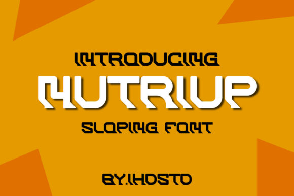 Nutriup: A Bold Display Font for High-Impact Campaign Graphics