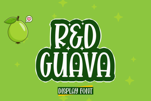 Red Guava: A Playful Display Font That Elevates Editorial Design
