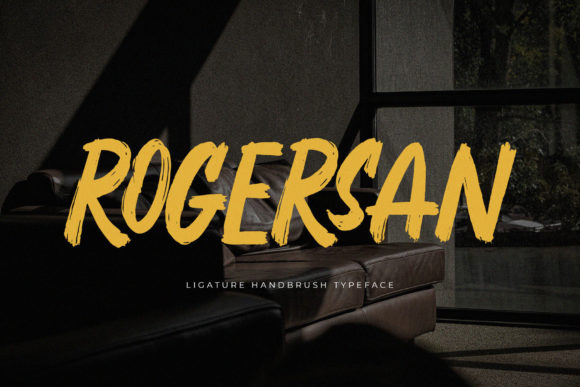 Rogersan: A Brush Display Font That Elevates Web Design
