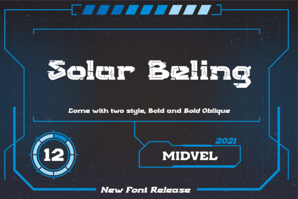 Solar Beling: A Futuristic Display Font for Bold Editorial Design