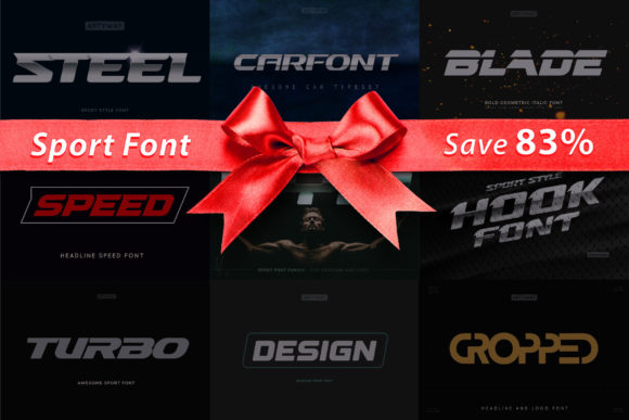Sport Bundle: Dynamic Display Fonts for Impactful Editorial Design