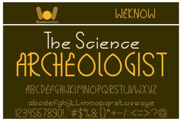 The Science Archeologist: A Font for Thoughtful Editorial Design
