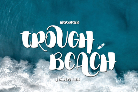Trough Beach: A Bold Display Font for Modern Marketing Design