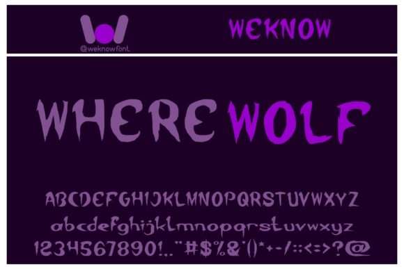 Where Wolf: A Gothic Display Font for Bold Brand Campaigns